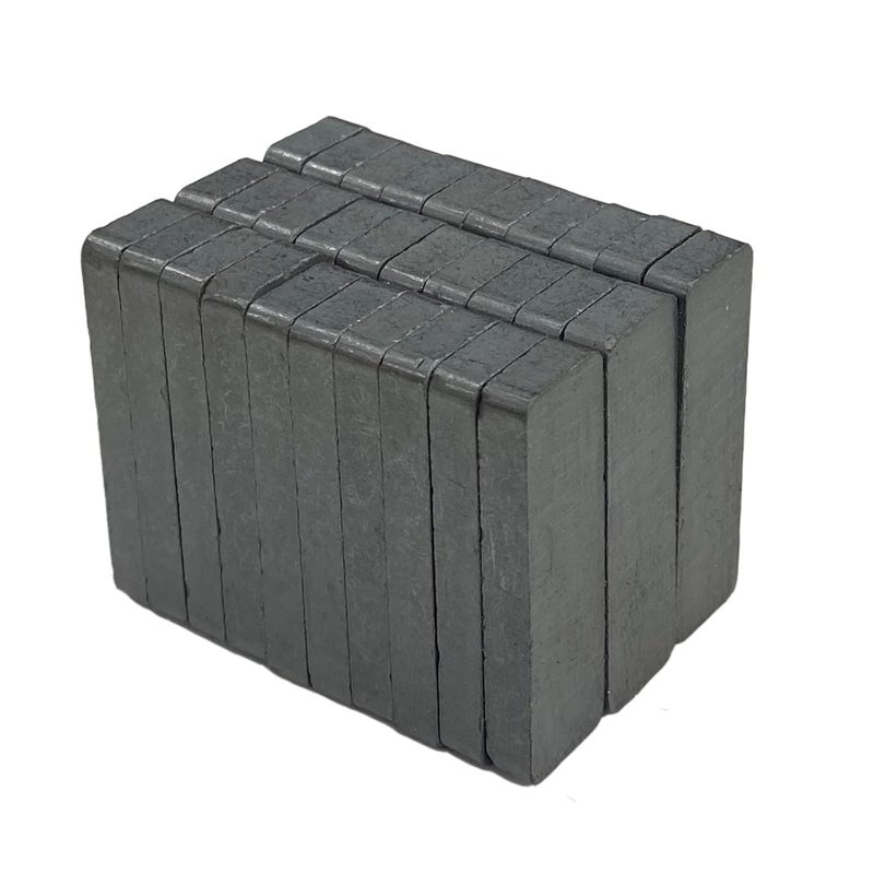 AOAUTO Ceramic Magnets 1 3/5" x 1/2" x 1/5" Rectangular Magnets Heavy Duty Blocks Grade 8 Ceramic Rectangular Bar Magnet for Crafts,DIY, Science and Hobbies(30 Pack) - Image 1